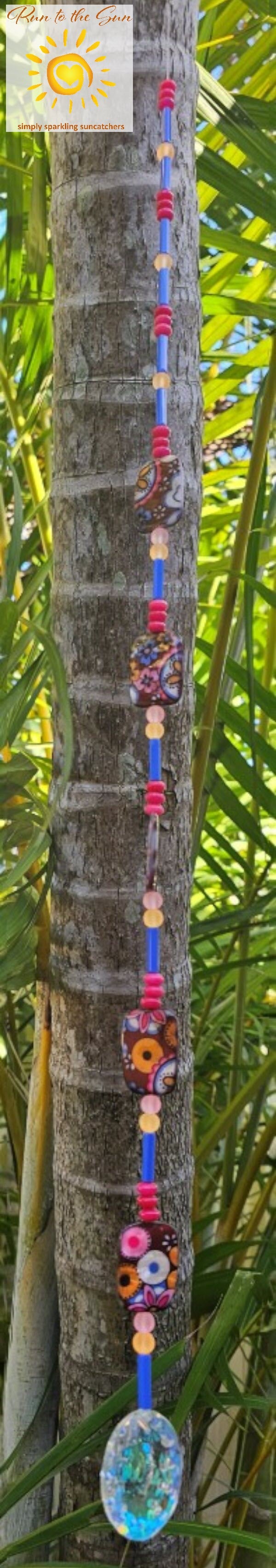 Magenta Tile Suncatcher