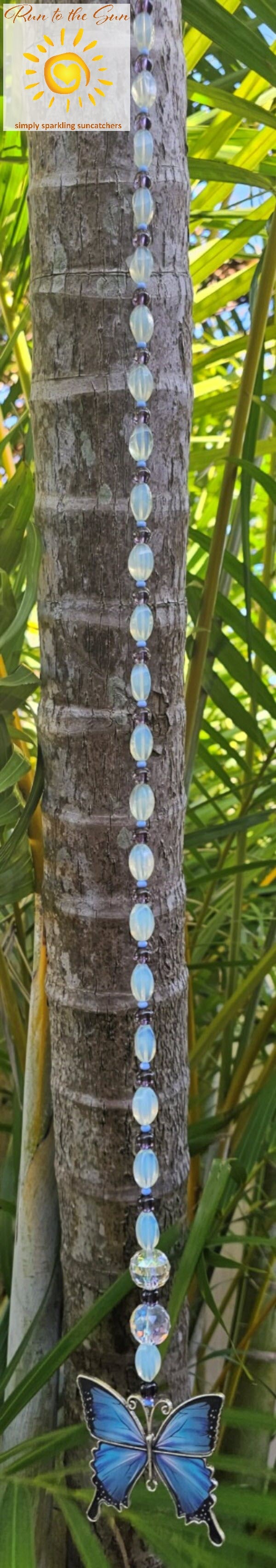 Blue Butterfly Suncatcher