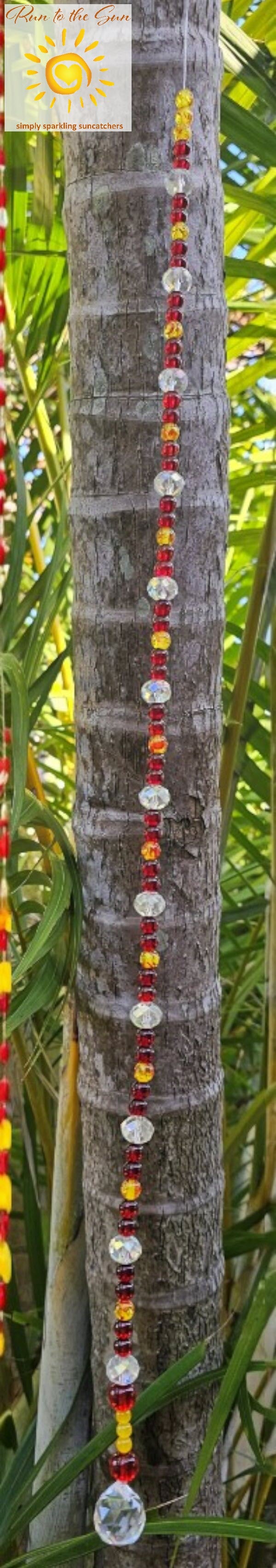 Red and Yellow Suncatcher