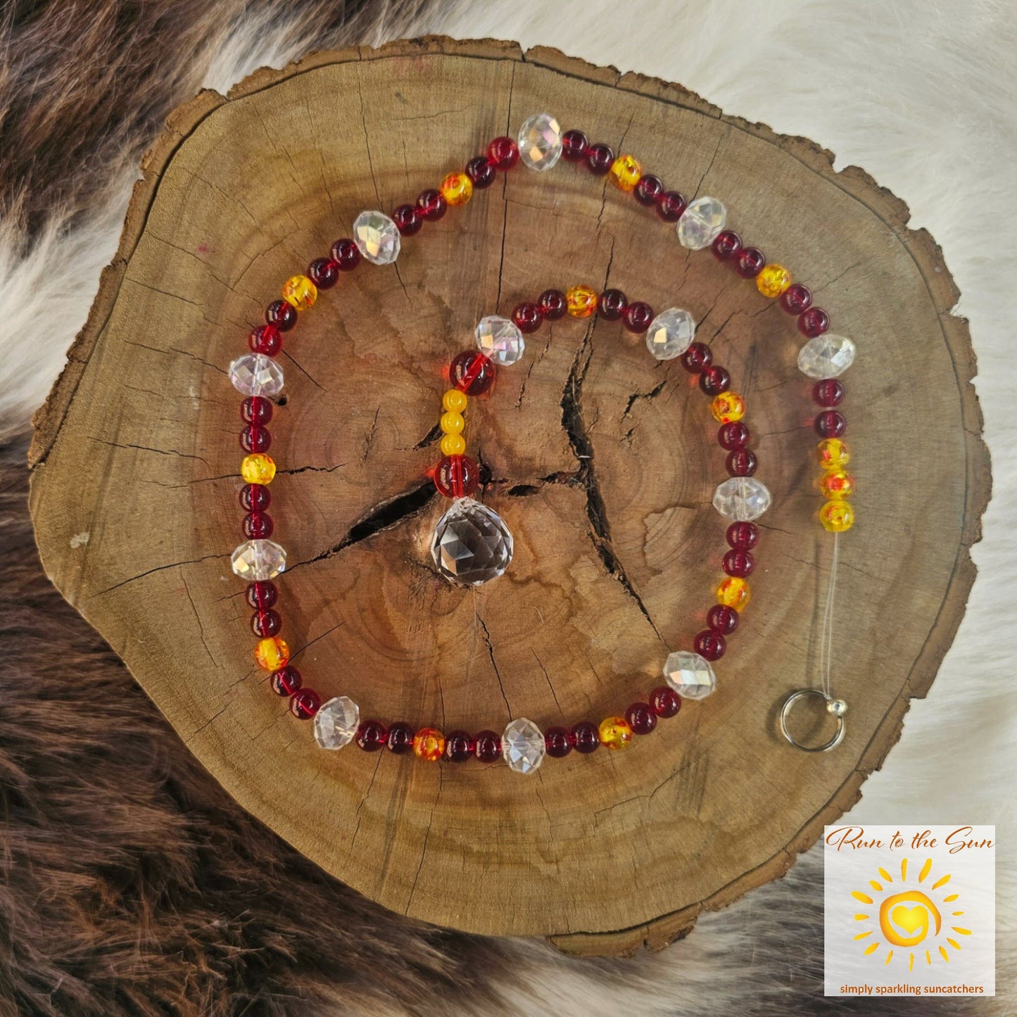 Red and Yellow Suncatcher