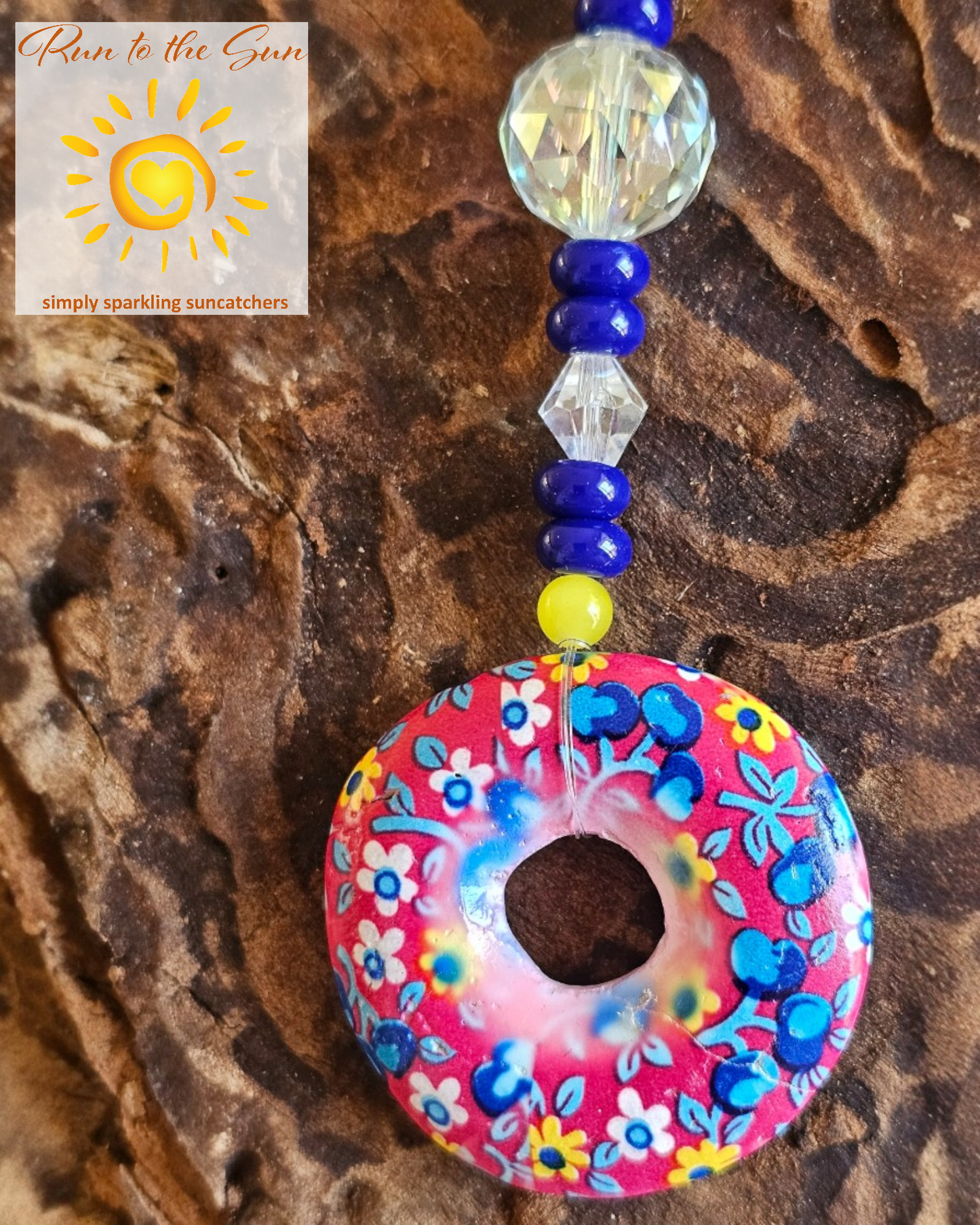 Ceramic Doughnut Suncatcher