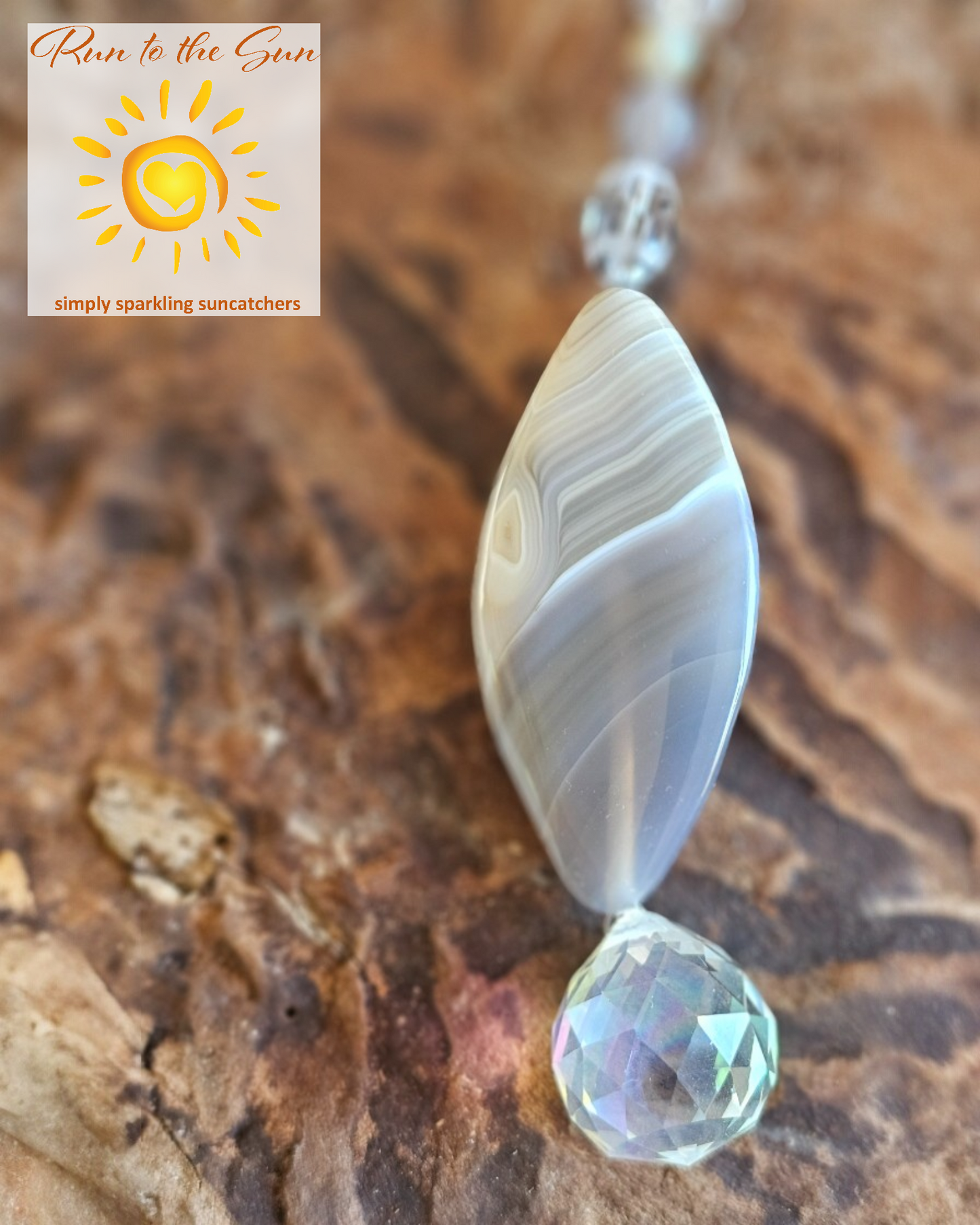 Agate Pendant Suncatcher