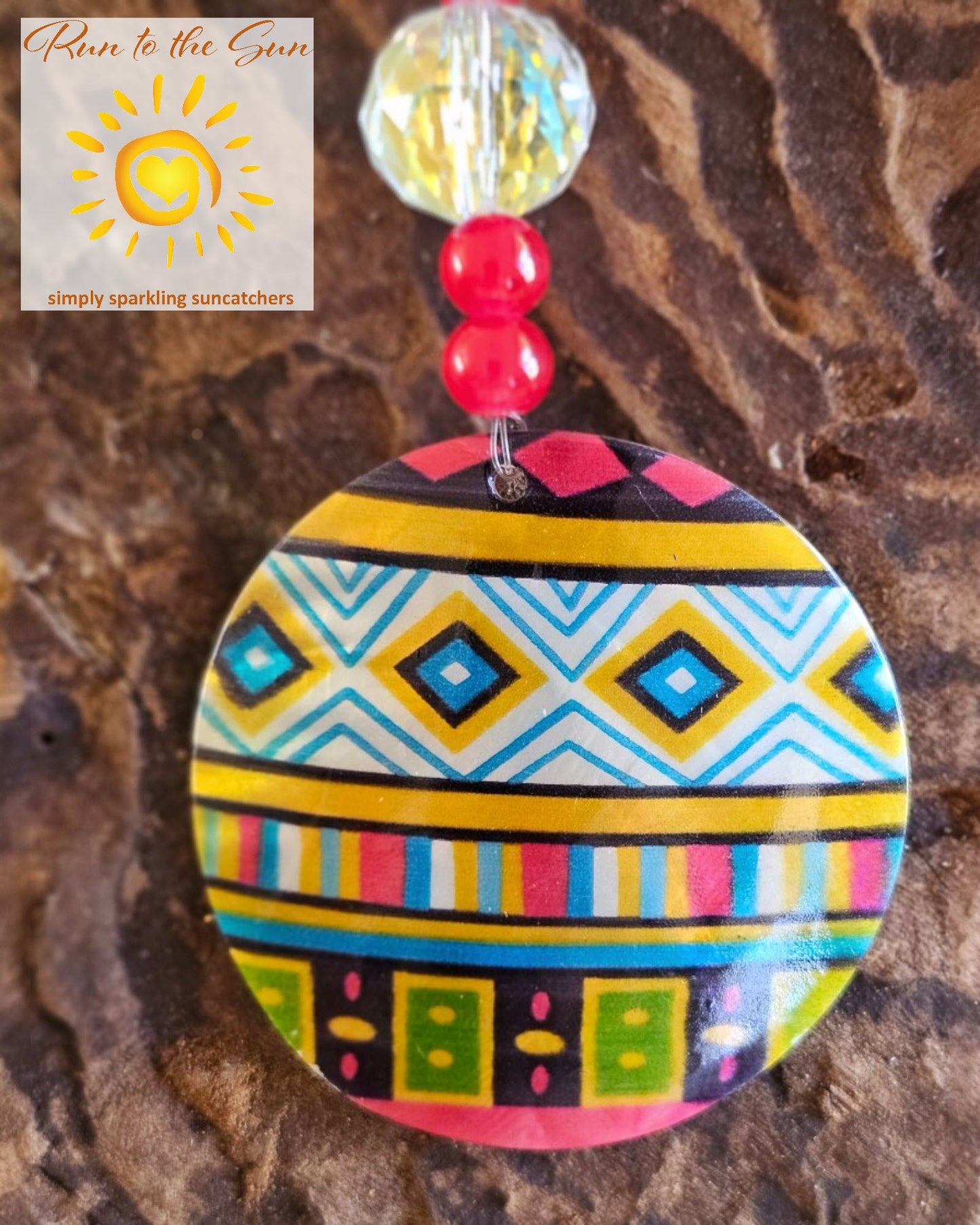 Aztec Shell Pendant Suncatcher