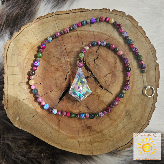 Multicoloured Bead Suncatcher