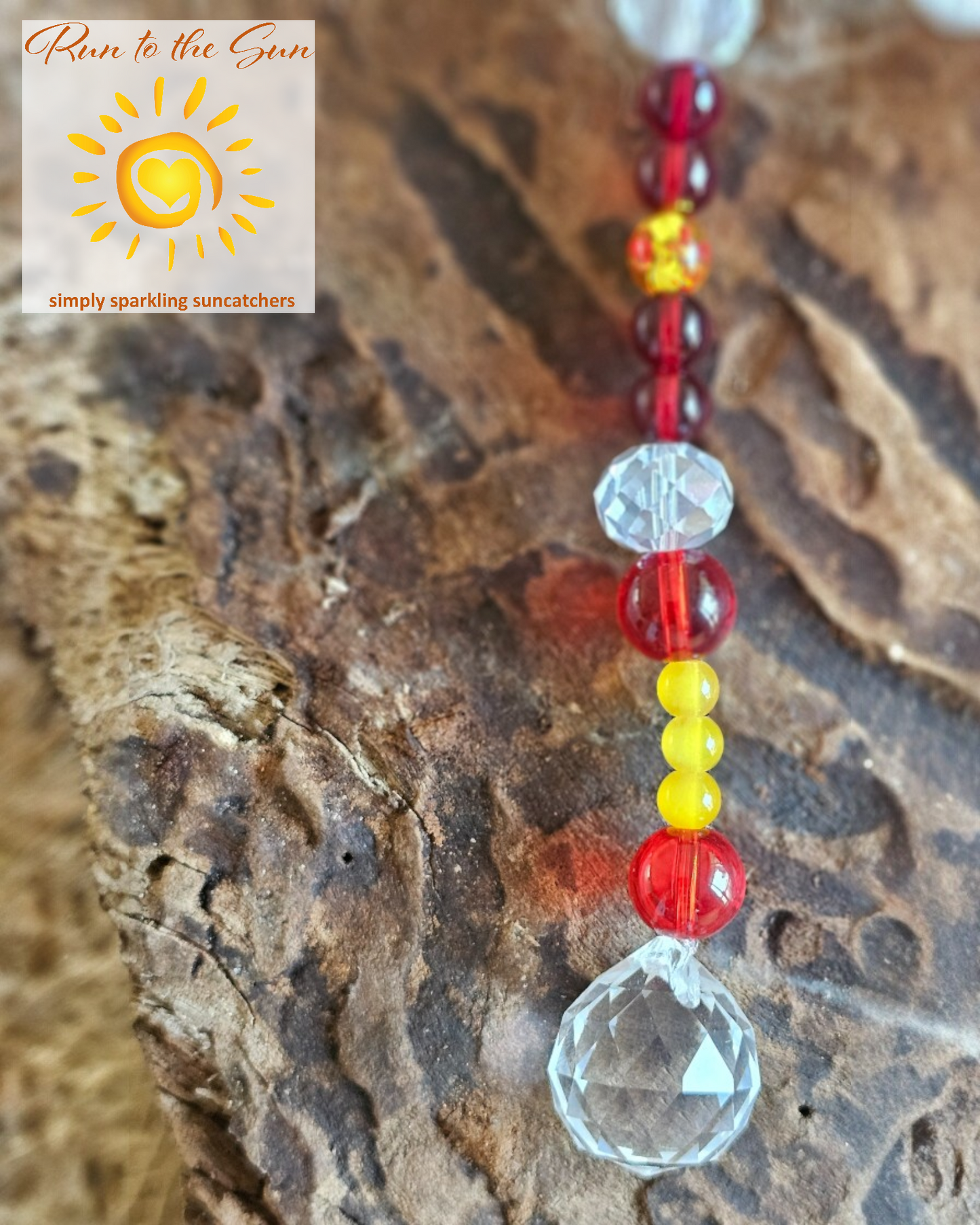 Red and Yellow Suncatcher