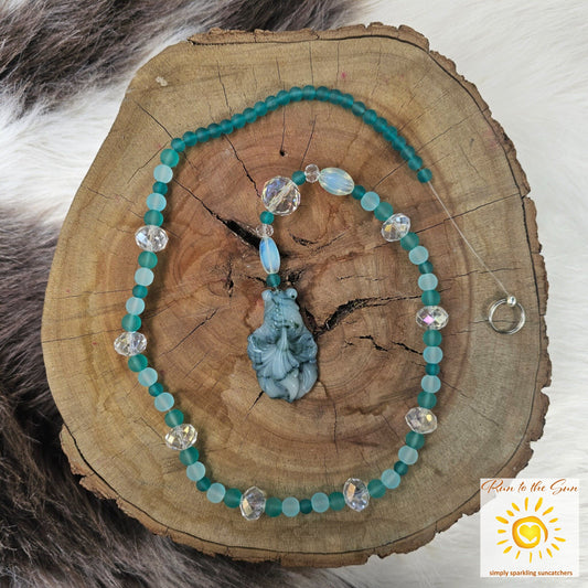 Jade Goldfish Suncatcher