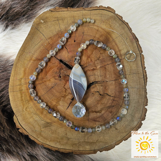 Agate Pendant Suncatcher