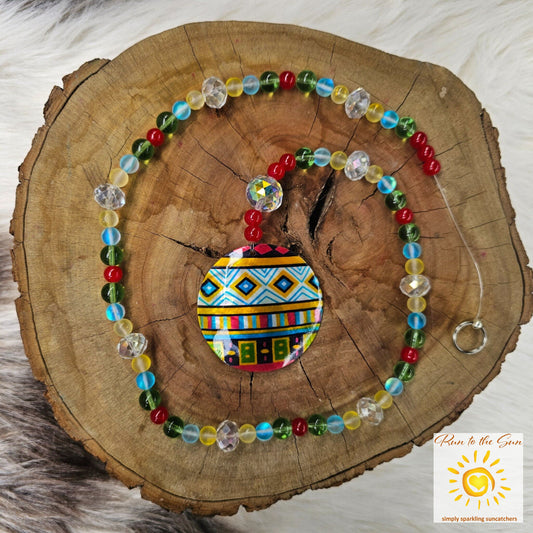 Aztec Shell Pendant Suncatcher